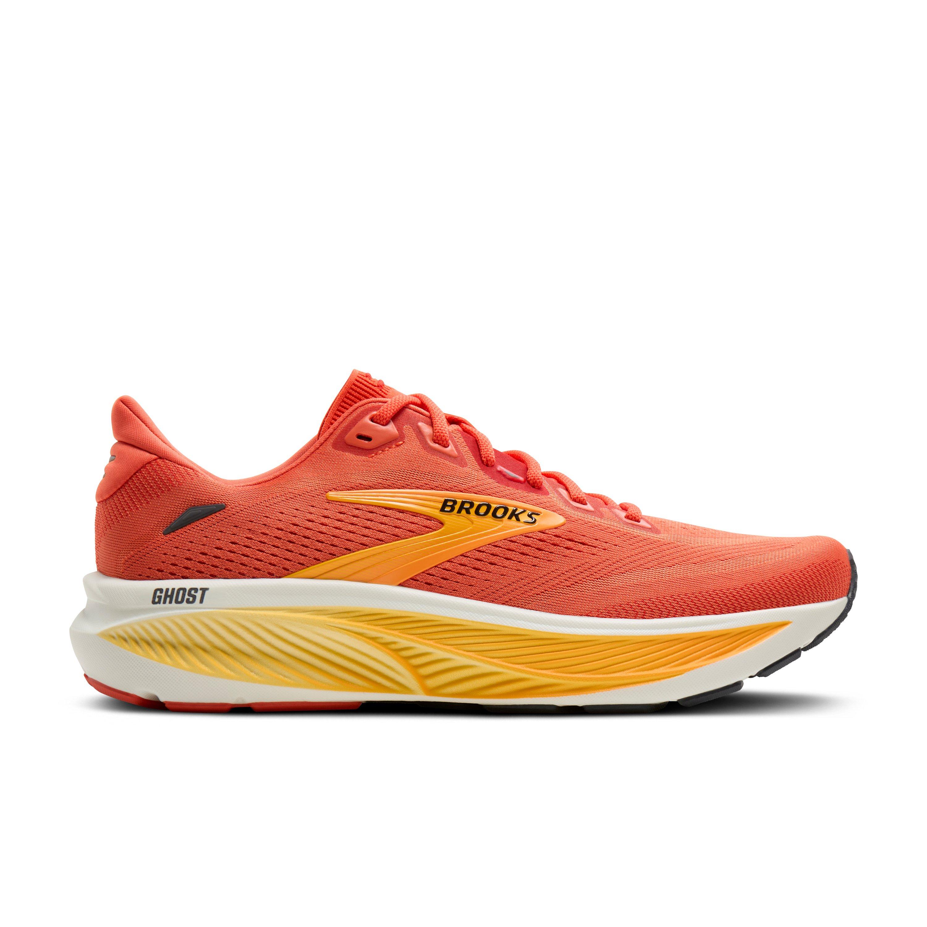 Brooks Ghost 18 "Tigerlily/Orange/Pearl" Men's Running Shoe - TIGERLILY/ORANGE/PEARL